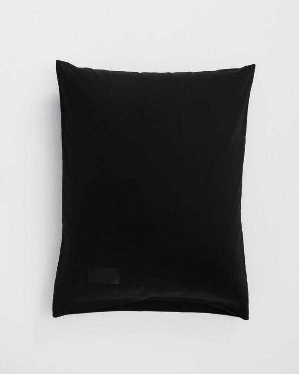 Pure pillow case | Black Sateen